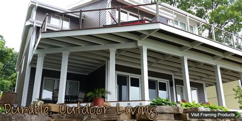 Get contact details & address of companies manufacturing and supplying aluminum railings. Aluminum Deck Framing | Building a deck, Aluminum decking, Deck framing