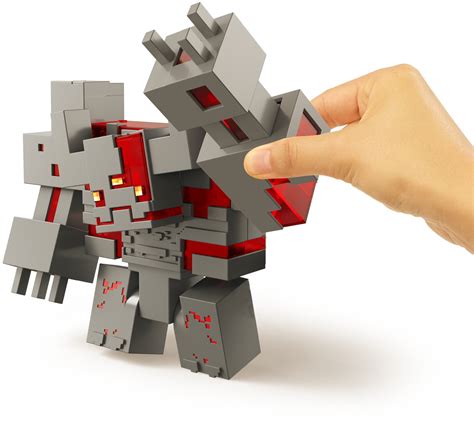 Minecraft Dungeons Redstone Monstrosity Large Battle Figure 10 Inch