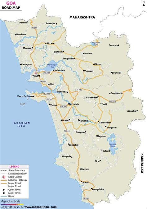 Goa Attractions Map Pdf Free Printable Tourist Map Goa Waking Tours