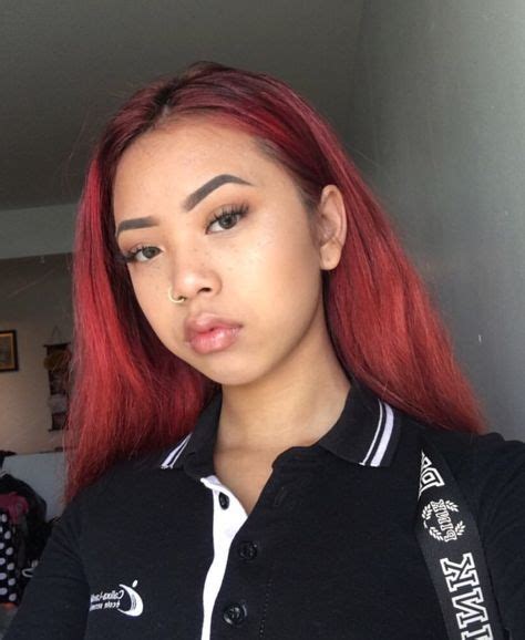 Pin By Itzbabyp On Thailiian ️ Pinterest Baddies Makeup And Red Hair