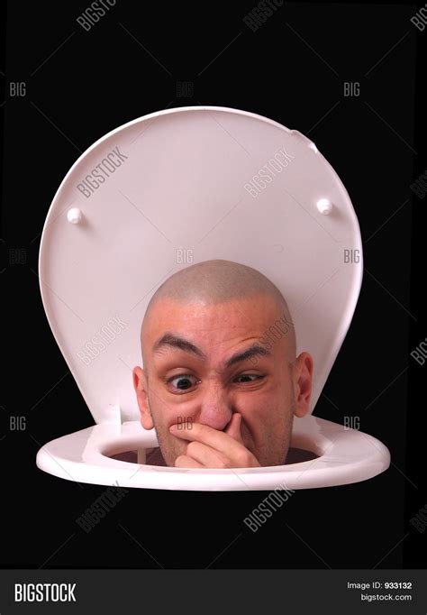 Head Toilet Image Photo Free Trial Bigstock