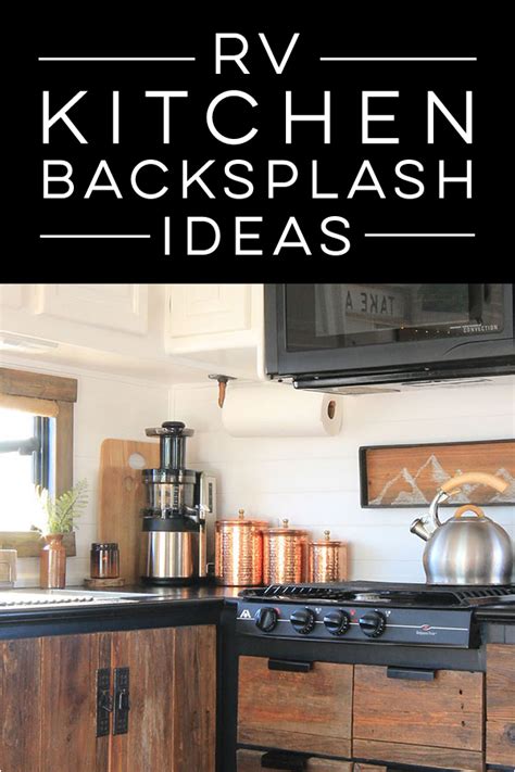 The car is now the service car at just cats. RV Kitchen backsplash ideas | Mountain Modern Life
