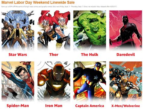 50% off Marvel Comics; Prime Student Kindle Deal; Kindle Cookbooks Sale