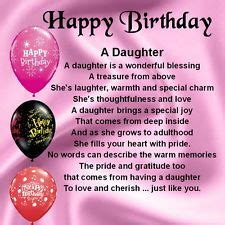 If they are not enough, check out our long list of birthday wishes for a daughter. happy birthday daughter poem | Fridge Magnet ...