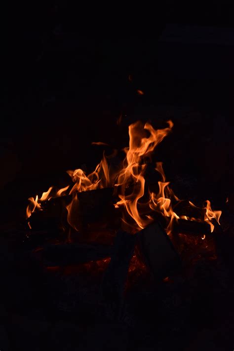 Free Images Wood Night Dark Fireplace Darkness Campfire