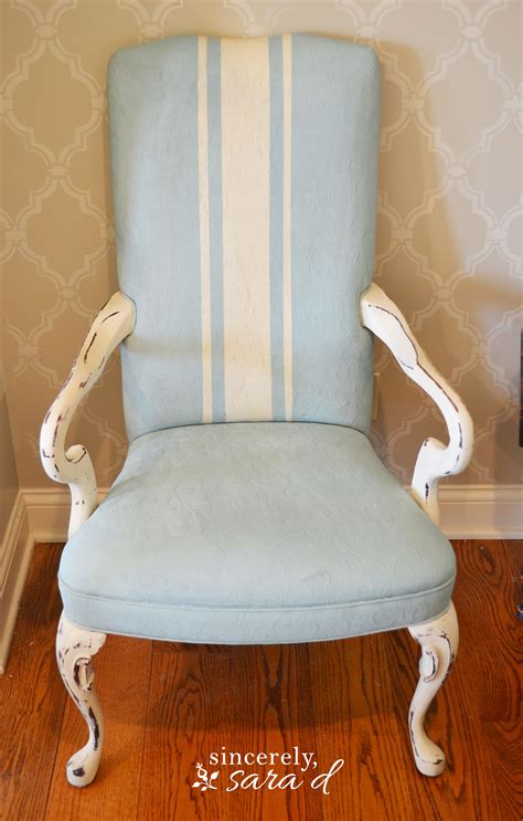 Paint A Fabric Chair With Chalk Paint Sincerely Sara D Home Decor