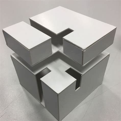 Cube Architecture Concept Model Arts Interior Mimari