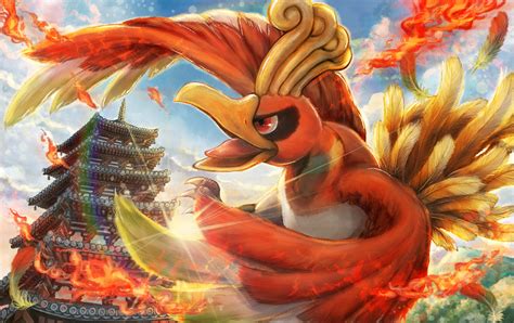 Ho-oh - Pokémon - Image #2583112 - Zerochan Anime Image Board