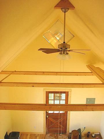 Exposed tee grid systems may. Exposed collar ties (2x4) | Ceiling fan, Cottage, Decor
