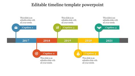 Editable Timeline Template Powerpoint Presentation