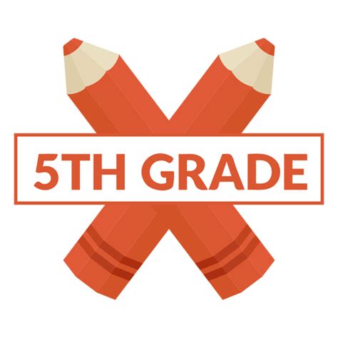 Two Color Pencil School 5th Grade Icon Transparent Png And Svg Vector File