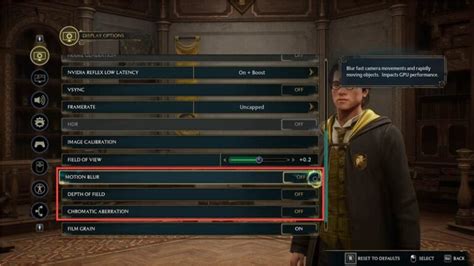 Hogwarts Legacy Best Visibility Settings Guide No Blur