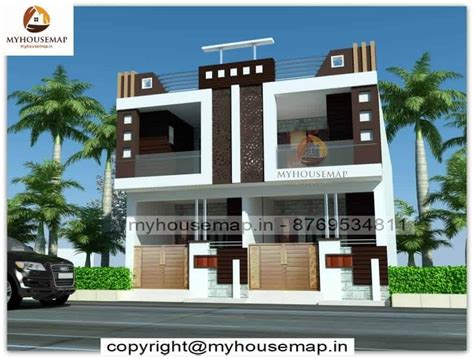 Latest House Front Elevation Design With Parking And Cnc Design