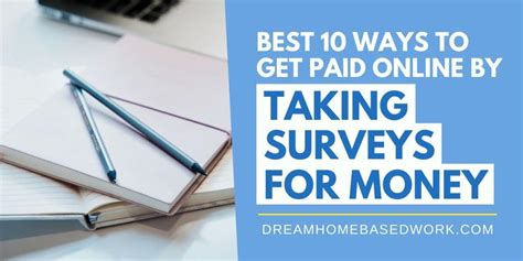 Best 10 Ways To Get Paid Online By Taking Surveys For Money