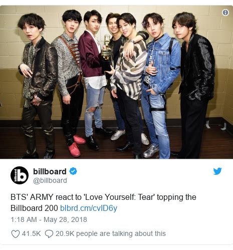 Learn more on twitter's official blog. BTS become first K-pop band to top US album charts - BBC News