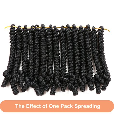 Buy 8 Packs Short Bob Spring Twist Crochet Hair 6inch Pretwisted