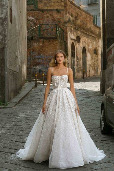 Napoli Berta Crystal Wedding Dress Berta Wedding Dress Sweetheart Wedding Dress Wedding