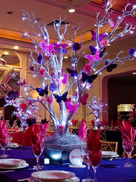 fairytale butterfly centerpieces tree centerpieces wedding centerpieces wedding decorations
