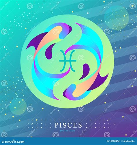 Pisces Zodiac Sign, Boho Line Tattoo, Two Beautiful Fish And Astrology