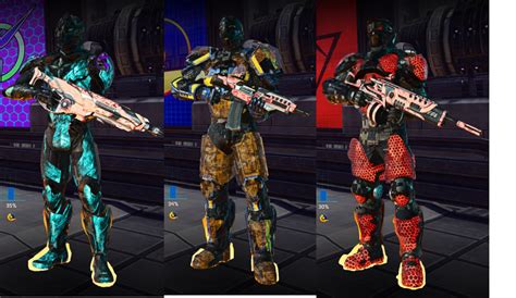 New cool armors (TR is shit ofc., NC is good and gorgeous VS is