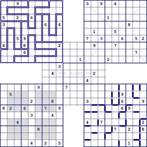 Multi Sudoku Sudoku Sudoku Puzzles Logic Puzzles