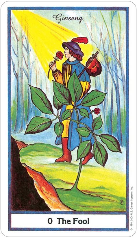 The Herbal Tarot Deck Cards Set Herbalism Oracle Card Booklet Etsy