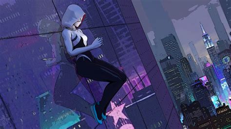 2560x1440 Spider Gwen Texting 4k 1440p Resolution Hd 4k Wallpapers