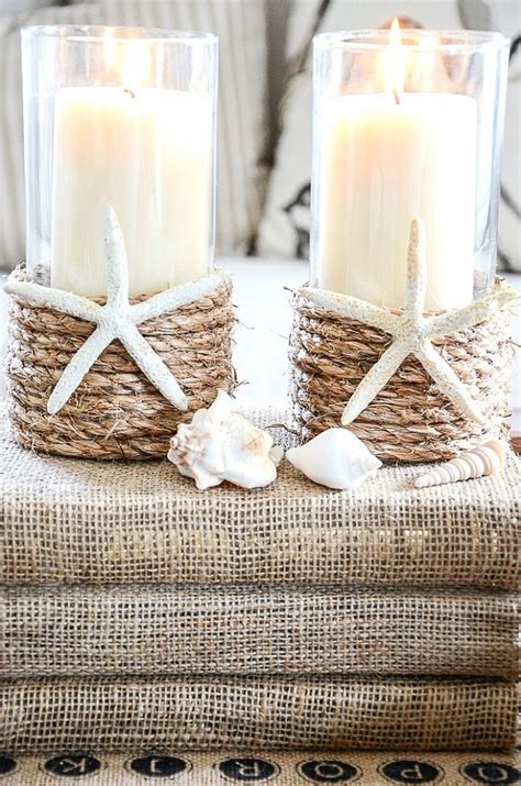 Rope Wrapped Candle Diy Stonegable
