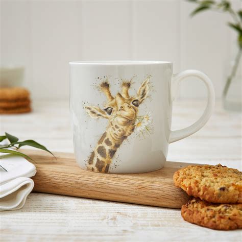 Wrendale Designs Fine China Giraffe Mug Royal Worcester Uk Portmeirion