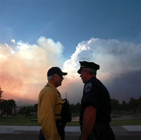 The Las Conchas Fire Near Los Alamos New Mexico