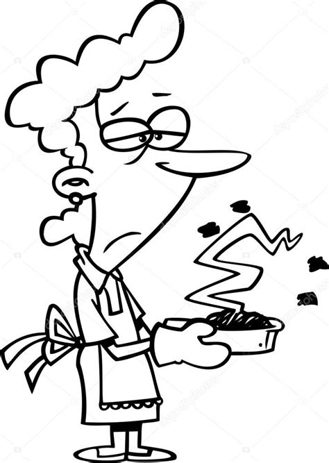 Bad Cook Clipart Image