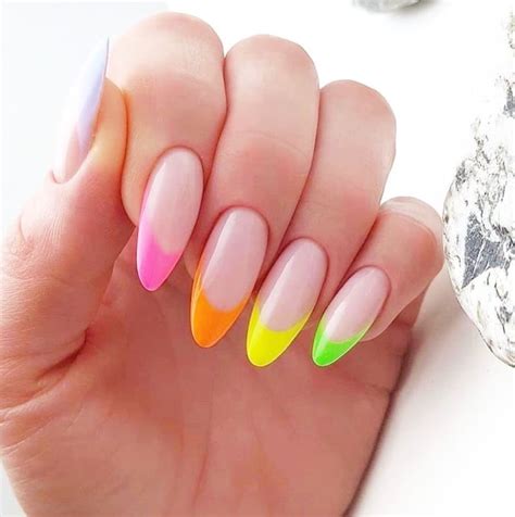 Beautiful Multi Colored Nails Designs For Summer The Glossychic In
