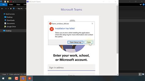 Microsoft Teams Installation Has Failed Windows 10 Etpboulder