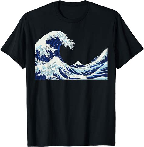 la grande vague de kanagawa t shirt amazon fr vêtements et accessoires