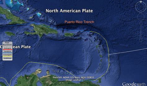 Transform Plate Boundary Caribbean Plate