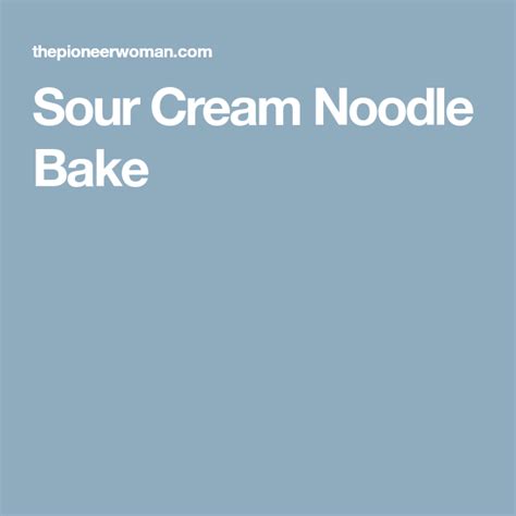 Baked halibut with sour cream, parmesan and dill topping by kalyn's kitchen. This Sour Cream Noodle Bake Is Too Good for Words | Recipe ...