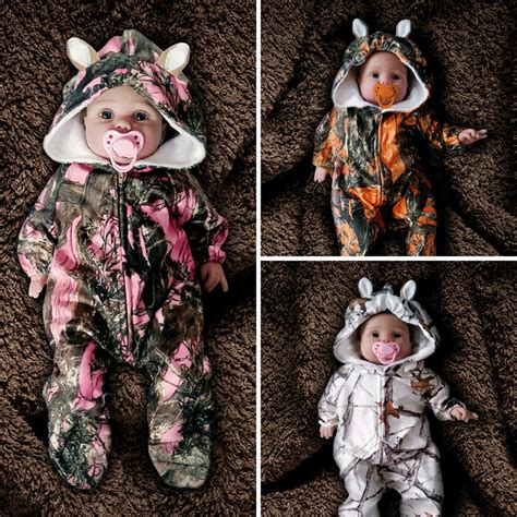 Camo Baby Jumpsuit With Ears You Had Me At Camo Baby Girl Camo