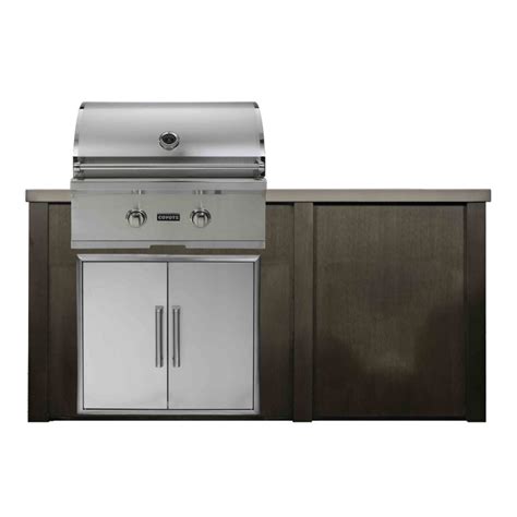 Haven Outdoor 5.5' Outdoor Kitchen Island with Coyote 28" C-Series