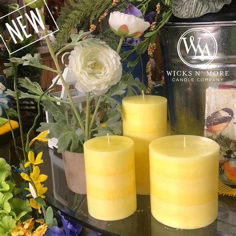 Hand Made Scented Pillar Candles Wicks N More Candle Company