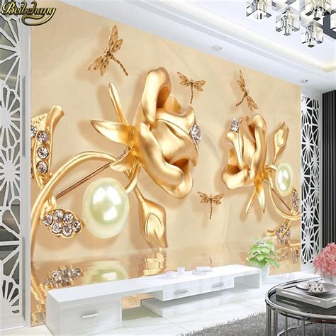 Beibehang Custom Photo 3d Wallpaper Stereo Concave Convex Luxury Three