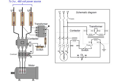 Motors.when comparing motors, a 3 phase motor will be substantially smaller than a single phase motor of the same horsepower. 480 277 Volt Motor Wiring Diagram | Wiring Diagram Database