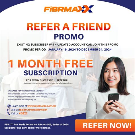Refer A Friend Promo 2024 Royal Cable