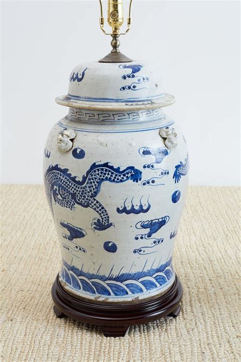 Maybe you would like to learn more about one of these? Monumental Chinese Blue and White Ginger Jar Lamps at 1stdibs