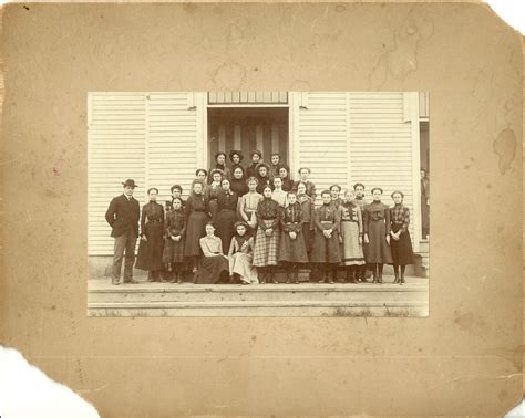Heirlooms Reunited C 1900 Grammar School Photograph Of Students And Mr