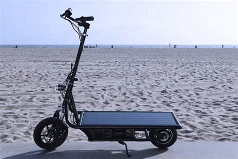 Solar Electric Powered Scooters