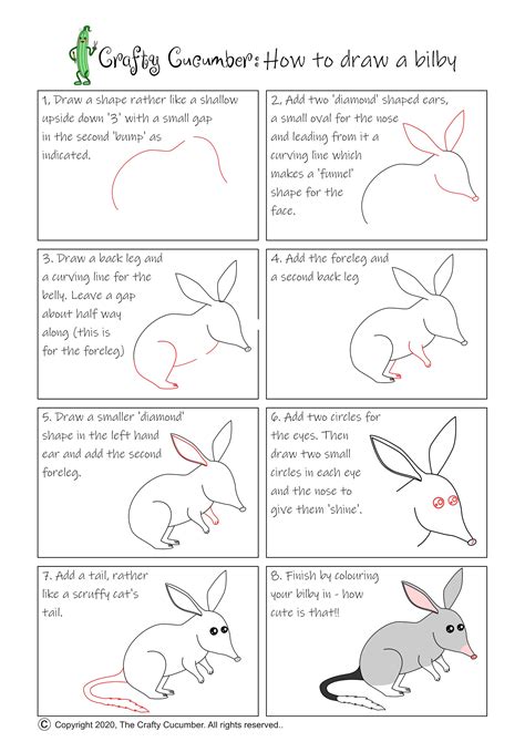Https://wstravely.com/draw/how To Draw A Bilby Step By Step