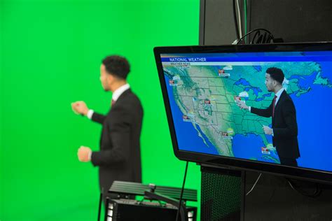 The Weather Forecast Uses A Green Screen And So Can You