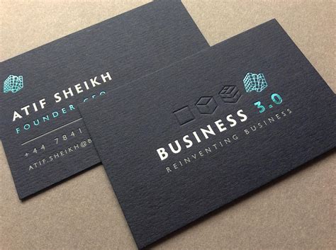 Embossed Business Cards Business Card Tips