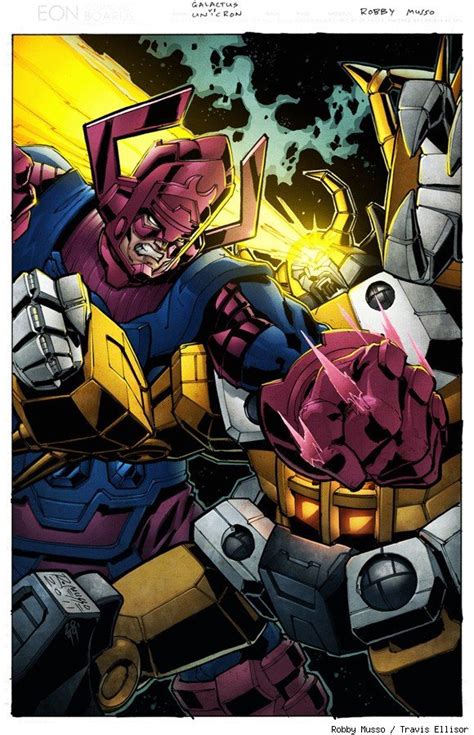 La muerte de todas las cosas. Galactus Vs. Unicron by Robby Musso at The 80's Cartoon ...