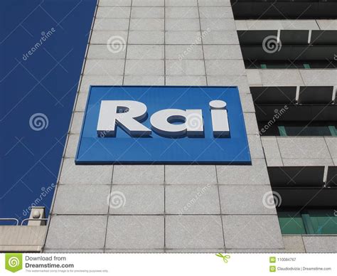 Logotipo De Rai Em Turin Fotografia Editorial Imagem De Italiano